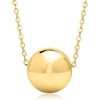 image:imageRossSimons Italian 14kt Yellow Gold Bead Necklace 18 inches