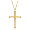 image:imageRossSimons Italian 14kt Yellow Gold Cross NecklaceNo Gemstone