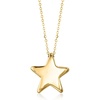 image:imageRossSimons Italian 14kt Yellow Gold Star NecklaceNo Gemstone