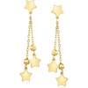 image:imageRossSimons Italian 14kt Yellow Gold Star and Bead Drop Earrings
