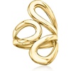 image:imageRossSimons Italian 18kt Gold Over Sterling Abstract Floral RingNo Gemstone