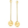 image:imageRossSimons Italian 18kt Gold Over Sterling Bead Drop Earrings