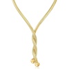 image:imageRossSimons Italian 18kt Gold Over Sterling Flexible 4In1 NecklaceBracelet