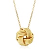 image:imageRossSimons Italian 18kt Gold Over Sterling Love Knot Necklace 18 inches