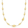 image:imageRossSimons Italian 18kt Gold Over Sterling Oval Bead Station Necklace 18 inches