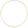image:imageRossSimons Italian 2mm Reversible Omega Necklace in 2Tone Sterling SilverNo Gemstone