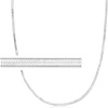 image:imageRossSimons Italian 2mm Sterling Silver Herringbone NecklaceNo Gemstone