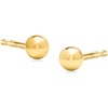image:imageRossSimons Italian 3mm 10kt Yellow Gold Ball Stud Earrings