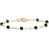 image:imageRossSimons Italian Onyx Bead Station Bracelet in 18kt Yellow GoldOnyx