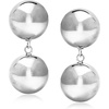 image:imageRossSimons Italian Sterling Silver DoubleBead Drop Earrings
