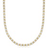 image:imageRossSimons Italian Sterling Silver and 22kt Gold Over Sterling Bead NecklaceNo Gemstone