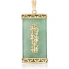 image:imageRossSimons Jade Blessings Wealth and Longevity Pendant in 14kt Yellow Gold
