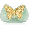 image:imageRossSimons Jade Butterfly Ring in 14kt Yellow GoldJade