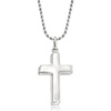 image:imageRossSimons Mens Sterling Silver Cross Pendant Necklace 22 inches