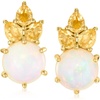 image:imageRossSimons Opal and 70 ct tw Citrine Earrings in 18kt Gold Over Sterling