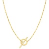 image:imageRossSimons Pure Collection Italian 14kt Yellow Gold LumachinaChain Toggle Necklace 20 inches
