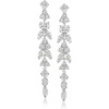 image:imageRossSimons RhodiumPlated Drop Earrings With 600 ct tw Czs
