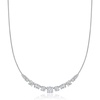image:imageRossSimons RhodiumPlated Necklace With 1000 ct tw Czs 18 inches