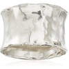 image:imageRossSimons Sterling Silver Hammered RingNo Gemstone