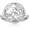 image:imageRossSimons Sterling Silver Sea Life RingNo Gemstone