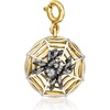 image:imageRossSimons Sterling Silver and 18kt Gold Over Sterling Spider Web Charm