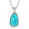 image:imageRossSimons Teardrop Turquoise Pendant Necklace in Sterling Silverstabilizedturquoise
