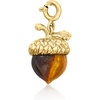 image:imageRossSimons Tiger Eye Acorn Charm in 18kt Gold Over Sterling