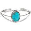 image:imageRossSimons Turquoise Cuff Bracelet in Sterling SilverStabilized Turquoise