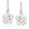 image:imageZina Sterling Silver Tiki Flower Drop Earrings