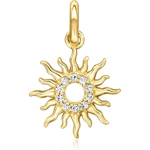 image:imagePure Collection by RossSimons Diamond Sun Charm in 14kt Yellow Gold