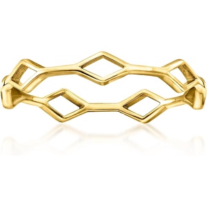 image:imagePure Collection by RossSimons Italian 14kt Yellow Gold Geometric RingNo Gemstone
