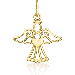 image:imageRossSimons 14kt Yellow Gold Angel Pendant