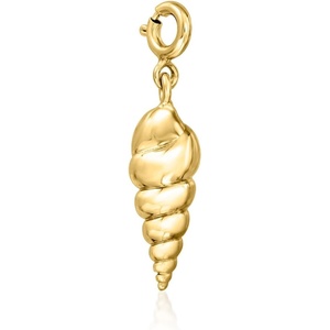 image:imageRossSimons 18kt Gold Over Sterling Spiral Seashell Charm