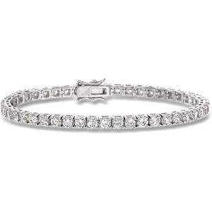 image:imageRossSimons 800 ct tw CZ Tennis Bracelet in Sterling SilverCubic Zirconia