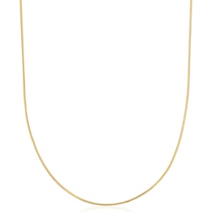 image:imageRossSimons Italian 1mm 18kt Gold Over Sterling Adjustable SnakeChain Necklace