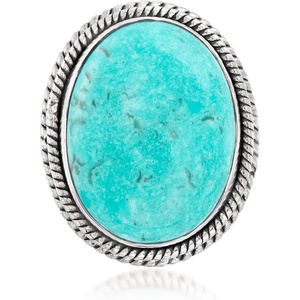 image:imageRossSimons Turquoise Ring in Sterling SilverCreated Turquoise