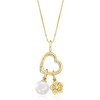 image:imagePure Collection by RossSimons 14kt Yellow Gold Heart Charm Holder Pendant