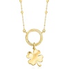 image:imagePure Collection by RossSimons Italian 14kt Yellow Gold 4Leaf Clover Charm