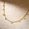 image:imagePure Collection by RossSimons Italian 18kt Gold Over Sterling Disc Station NecklaceNo Gemstone