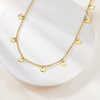 image:imagePure Collection by RossSimons Italian 18kt Gold Over Sterling Disc Station NecklaceNo Gemstone
