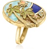 image:imageRossSimons 015 ct tw MultiGemstone Beach Ring in 18kt Gold Over SterlingDiopside