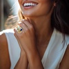 image:imageRossSimons 015 ct tw MultiGemstone Beach Ring in 18kt Gold Over SterlingDiopside