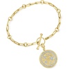 image:imageRossSimons 020 ct tw Diamond Stars Medallion Charm in 18kt Gold Over Sterling