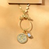 image:imageRossSimons 020 ct tw Diamond Stars Medallion Charm in 18kt Gold Over Sterling