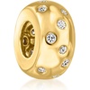 image:imageRossSimons 020 ct tw Scattered LabGrown Diamond Bead Charm in 18kt Gold Over Sterling