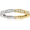 image:imageRossSimons 050 ct tw Diamond Ring in Sterling Silver and 18kt Gold Over SterlingDiamond