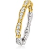 image:imageRossSimons 050 ct tw Diamond Ring in Sterling Silver and 18kt Gold Over SterlingDiamond