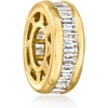 image:imageRossSimons 070 ct tw Baguette LabGrown Diamond Bead Charm in 18kt Gold Over Sterling
