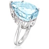 image:imageRossSimons 1300 Carat Sky Blue Topaz Ring in Sterling SilverTopaz