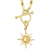 image:imageRossSimons 18kt Gold Over Sterling Sun Charm